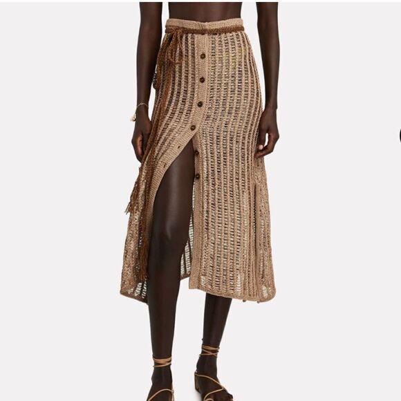 Solid & Striped Crochet Vivienne Midi Skirt size XS - Picture 1 of 12